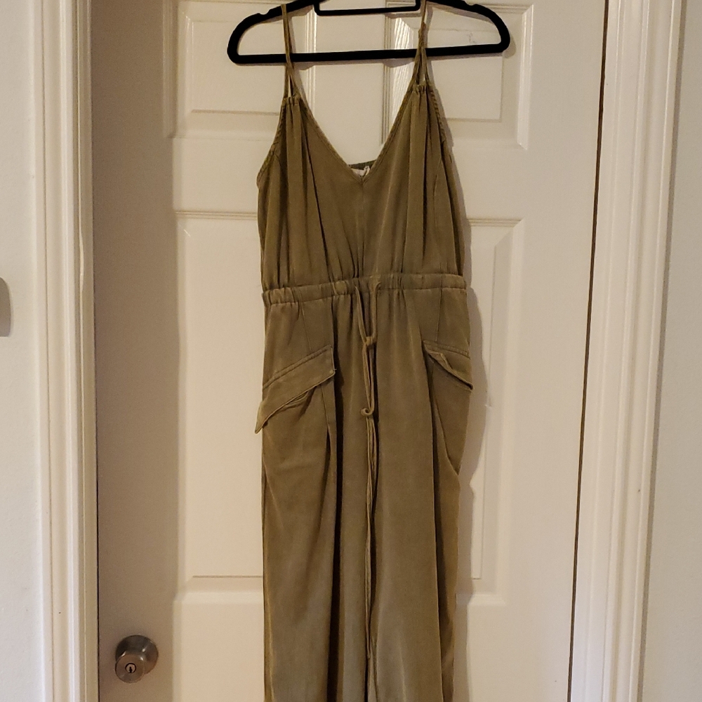 Eesome Olive Jumpsuit